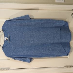 LuLaRoe Irma Heathered Blue